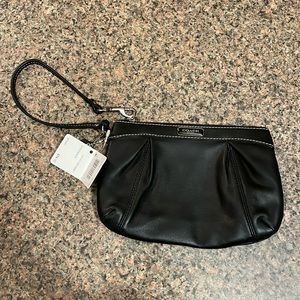 Black coach wristlet